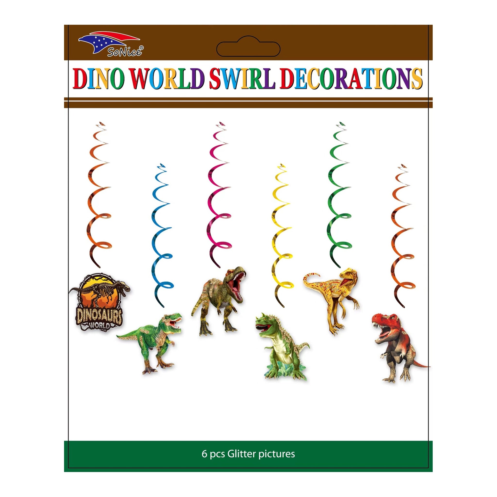 Swirl Deco Dino 120Set/Cs